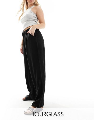 Hourglass - Pantalon dad ample en lin mélangé - Asos Design - Modalova
