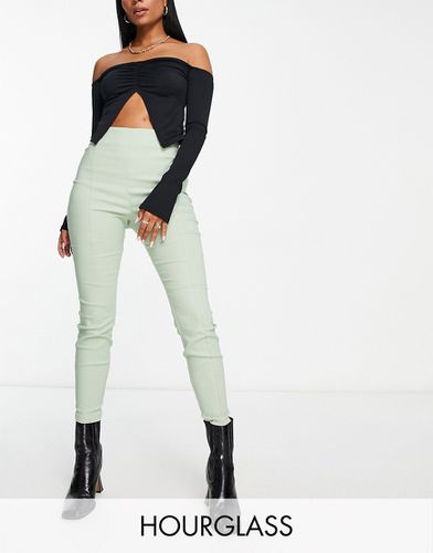 Hourglass - Pantalon taille haute skinny - Kaki - Asos Design - Modalova