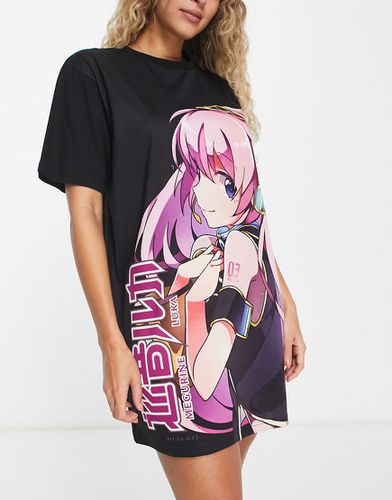 Hatsune Miku - T-shirt de nuit - Asos Design - Modalova