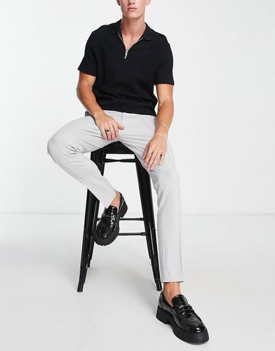 Jogger skinny élégant en jersey avec cordon de serrage à extrémités rouges - Asos Design - Modalova