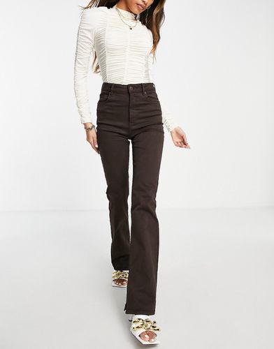 Jean évasé - Chocolat - Asos Design - Modalova