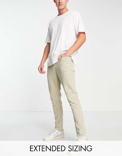 Jean skinny en velours côtelé stretch - Taupe - Asos Design - Modalova