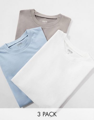 Lot de 3 t-shirts - Couleurs variées - Asos Design - Modalova