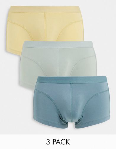 Lot de 3 boxers en microfibre - Asos Design - Modalova