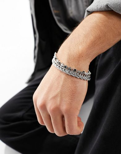 Lot de 3 bracelets chaîne - Asos Design - Modalova