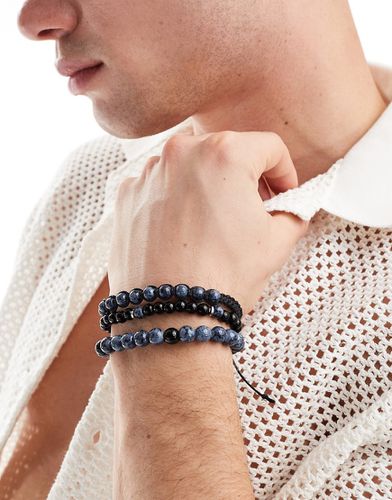 Lot de 3 bracelets de perles - Asos Design - Modalova