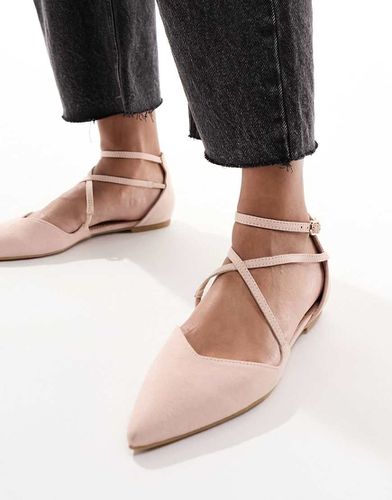 Larna - Ballerines plates pointues - Beige - Asos Design - Modalova