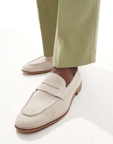 Mocassins en daim - Taupe - Asos Design - Modalova