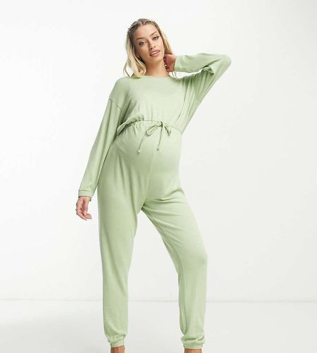 ASOS DESIGN Maternity - Combinaison confort ultra fluide - Sauge - Asos Maternity - Modalova