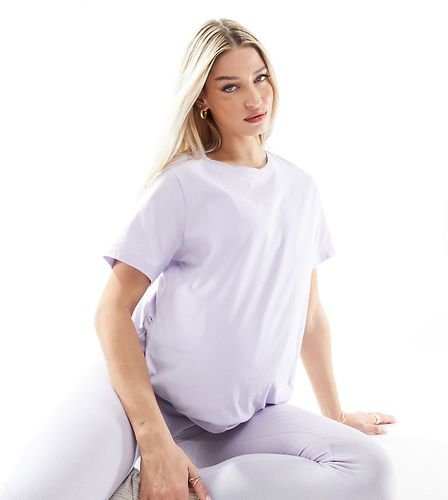 ASOS DESIGN Maternity - Ensemble avec legging et t-shirt d'allaitement - Lilas - Asos Maternity - Modalova