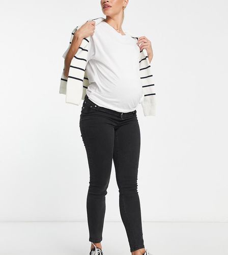 ASOS DESIGN Maternity - Jean ultra skinny avec bande recouvrant le ventre - délavé - Asos Maternity - Modalova