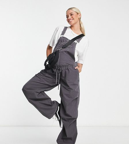 Maternity - Salopette avec pantalon parachute - Anthracite - Asos Design - Modalova