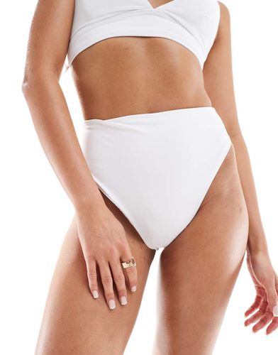 Maya - Bas de bikini échancré à taille haute - Asos Design - Modalova