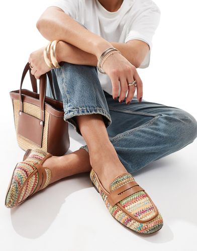 Maddox - Mocassins fins en raphia - Asos Design - Modalova