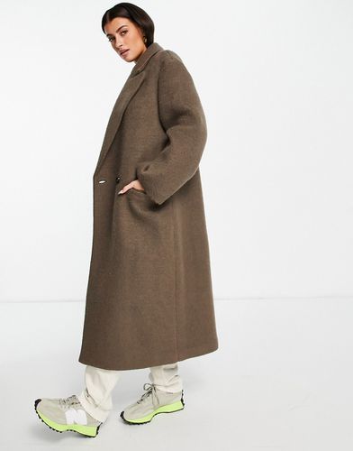 Manteau habillé coupe dad en tissu brossé - Asos Design - Modalova