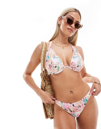 Marrakech - Bas de bikini échancré à taille basse - Asos Design - Modalova