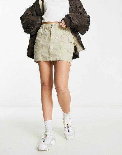 Mini-jupe cargo - sauge délavé - Asos Design - Modalova