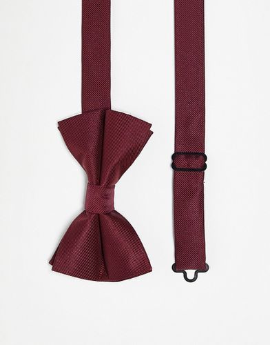 Naud papillon en satin - Bordeaux - Asos Design - Modalova