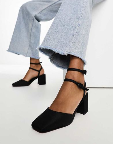 Saffy - Chaussures à talon carré mi-haut - Asos Design - Modalova