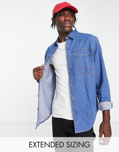 Surchemise en jean - moyen délavé - Asos Design - Modalova