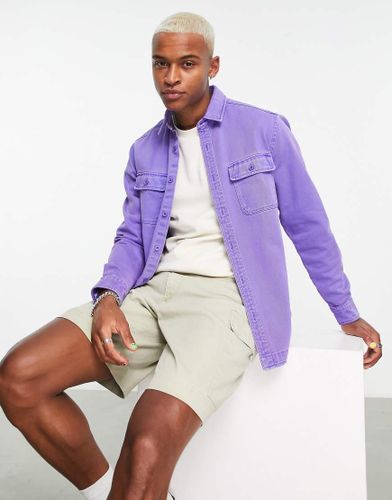 Surchemise en jean - délavé - Asos Design - Modalova