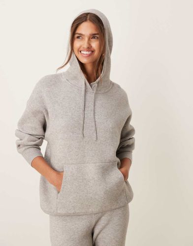 Sweat à capuche d'ensemble en maille compacte - Asos Design - Modalova