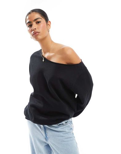 Sweat oversize à épaules dénudées - Asos Design - Modalova