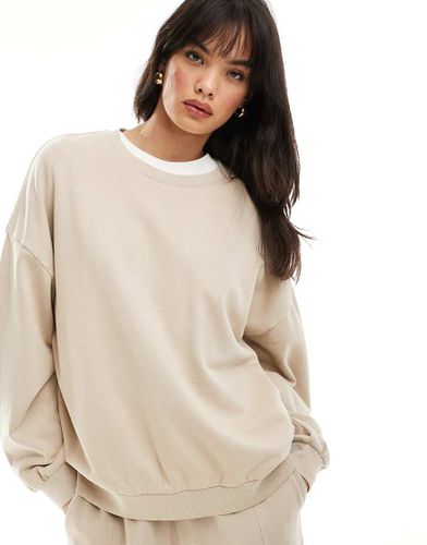 Sweat oversize - Taupe délavé - Asos Design - Modalova