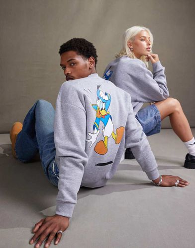 Sweat oversize unisexe à imprimé Donald Duck - chiné - Asos Design - Modalova