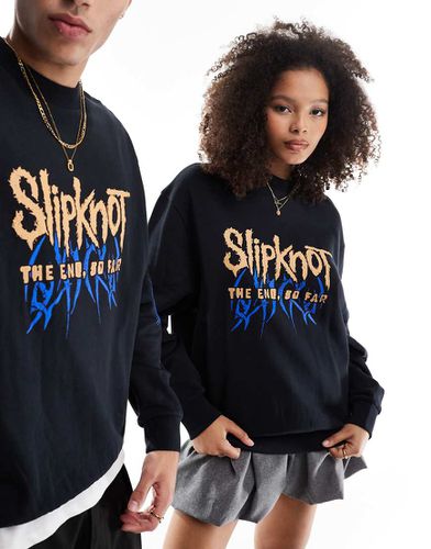 Sweat oversize unisexe avec imprimés Slipknot sous licence - Asos Design - Modalova