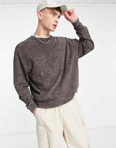Sweat-shirt oversize - Marron délavé - Asos Design - Modalova