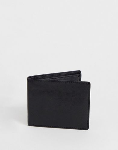 Portefeuille en cuir avec porte-monnaie intérieur - ASOS DESIGN - Modalova