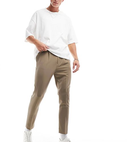 Pantalon coupe fuselée - Taupe - Asos Design - Modalova