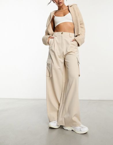 Pantalon cargo habillé - Taupe - Asos Design - Modalova