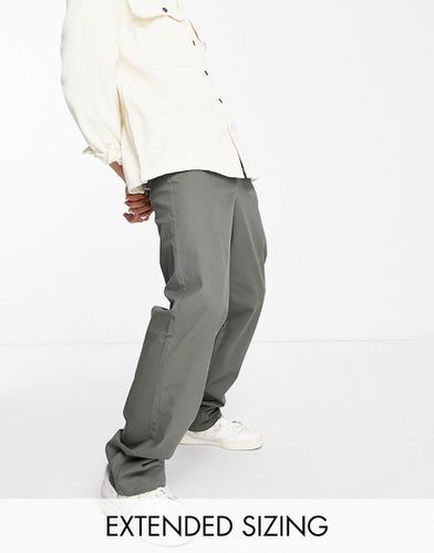 Pantalon chino décontracté - Kaki - Asos Design - Modalova
