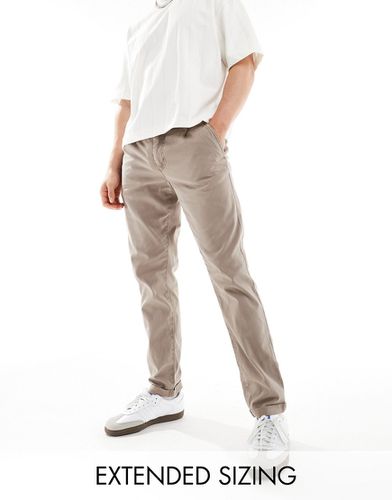 Pantalon chino slim - Marron délavé - Asos Design - Modalova