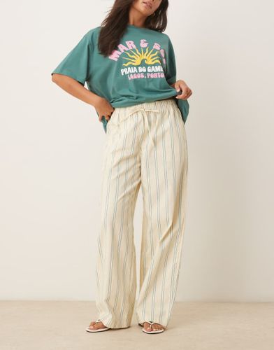 Pantalon  enfiler avec rayures style transat - Asos Design - Modalova
