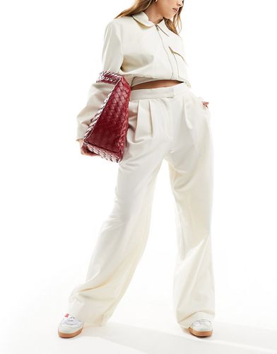 Pantalon ample élégant - Crème - Asos Design - Modalova