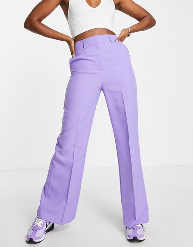 Pantalon ample évasé décontracté - Lilas - Asos Design - Modalova