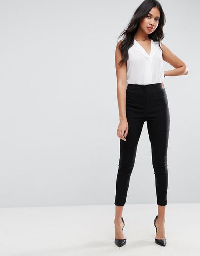 Pantalon ajusté à taille haute - Asos Design - Modalova