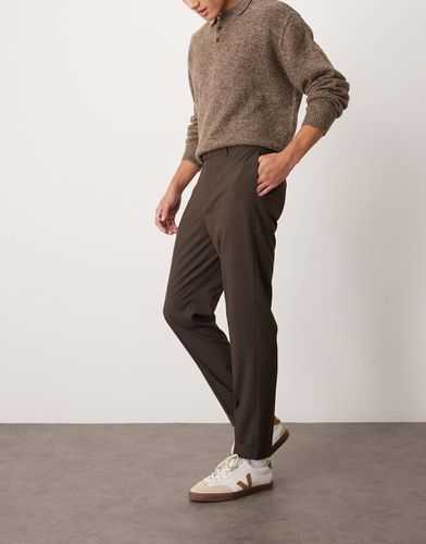 Pantalon ajusté habillé microtexturé - Asos Design - Modalova