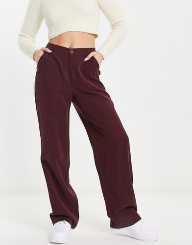 Pantalon dad - Bordeaux - Asos Design - Modalova