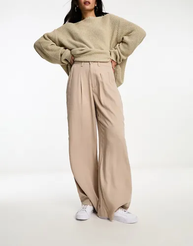 Pantalon dad - Taupe - Asos Design - Modalova