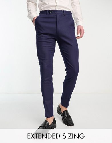 Pantalon de costume ultra ajusté en lin mélangé - Asos Design - Modalova