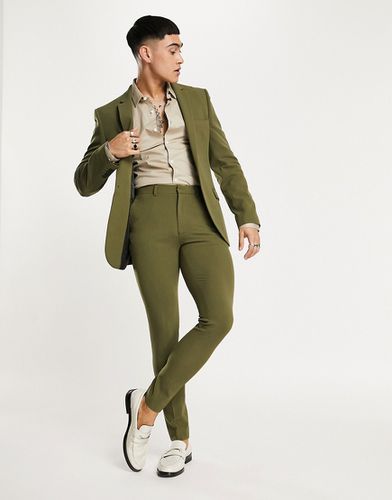 Pantalon de costume ultra ajusté - Olive - Asos Design - Modalova