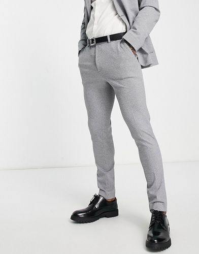 Pantalon de costume ultra skinny à motif pied-de-poule - Asos Design - Modalova