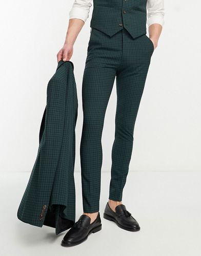 Pantalon de costume skinny à carreaux vichy - Asos Design - Modalova