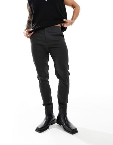 Pantalon de costume skinny à mini pois - Asos Design - Modalova