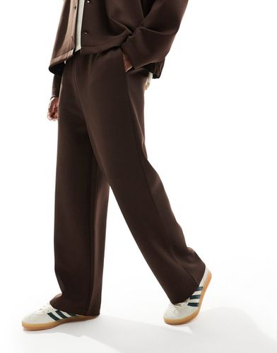 Pantalon de jogging ample en néoprène - Marron - Asos Design - Modalova