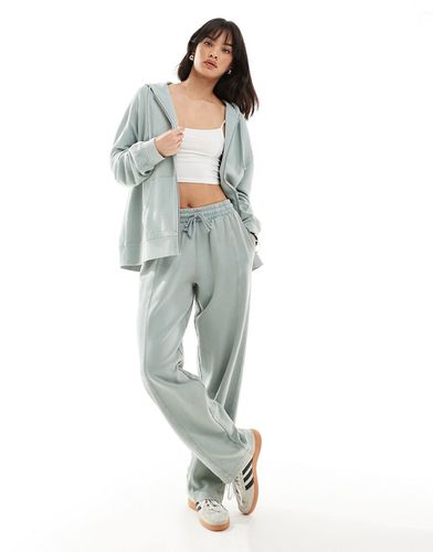 Pantalon de jogging droit - sauge délavé - Asos Design - Modalova